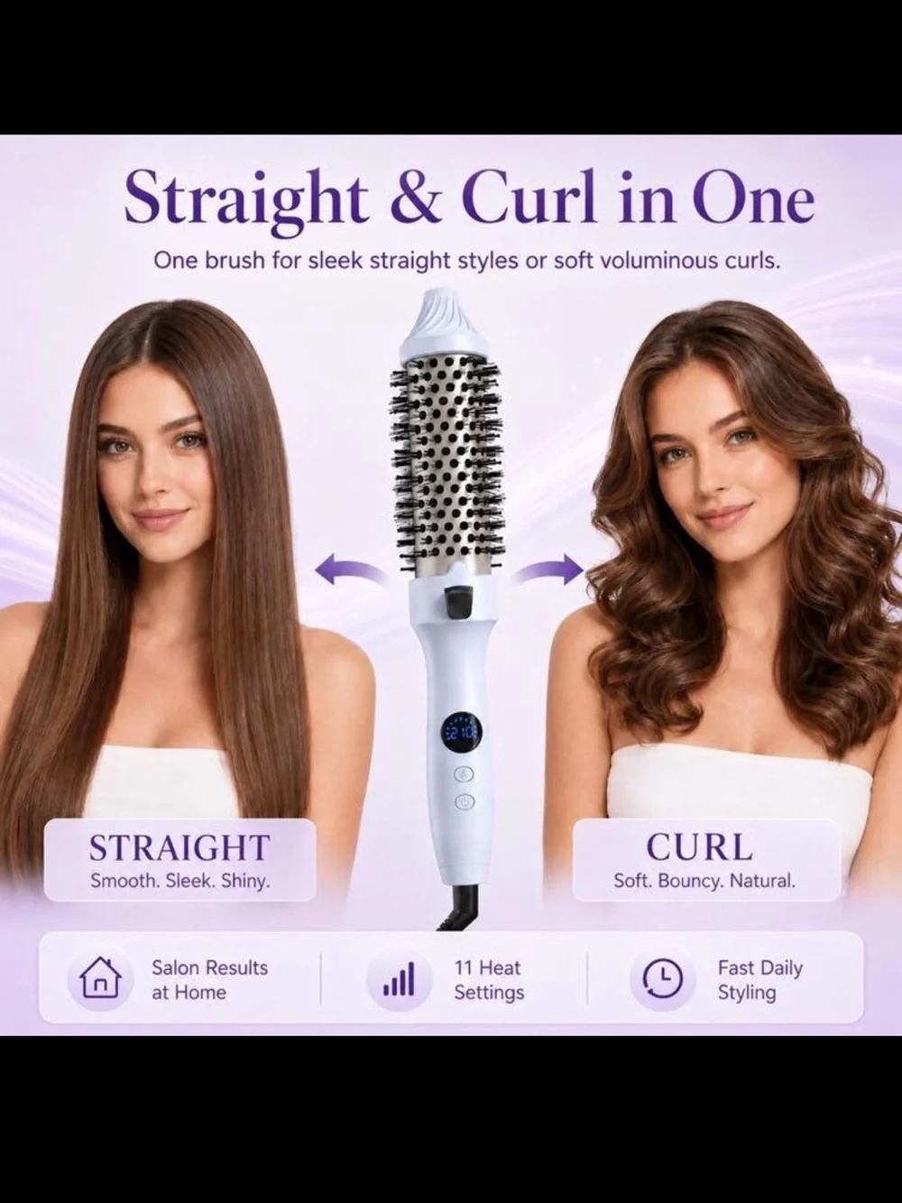 Thermal blowout brush